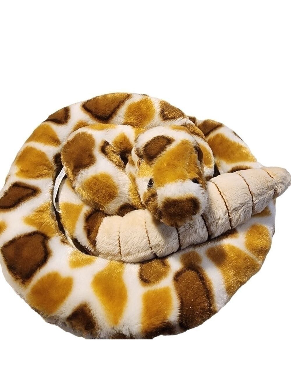 Wishpets 2007 46" Rattlesnake snake Plush stuffed animal Reptile rattle tail